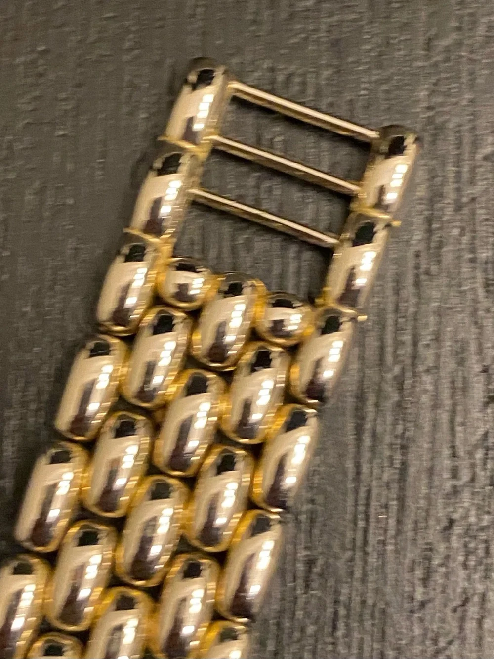 Paul Sebastian Silver- and Gold-Tone Link Bracelet Women's Watch Quartz